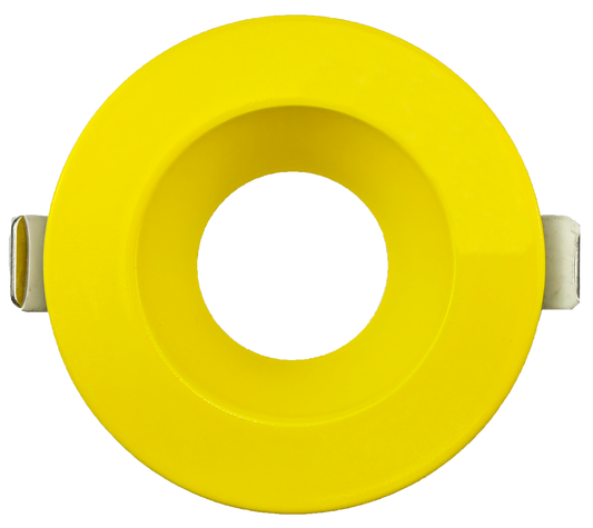 3 Inch Lemon Yellow Round Trim