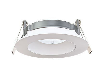 3 Inch White Round Gimbal Trim