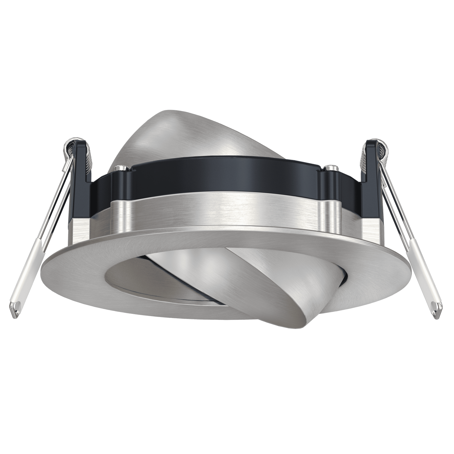 3 Inch Brushed nickel Round Gimbal Trim