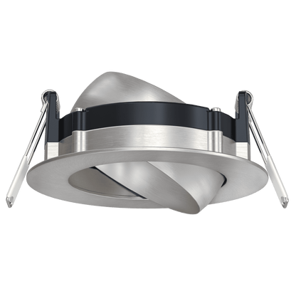 3 Inch Brushed nickel Round Gimbal Trim