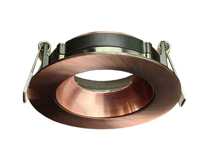3 Inch Brushed Copper Round Gimbal Trim