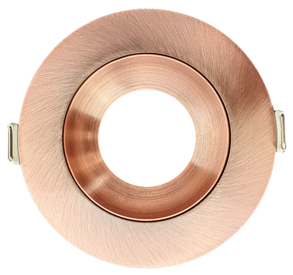 3 Inch Brushed Copper Round Gimbal Trim