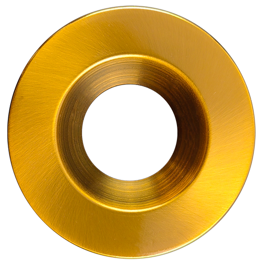 2" Round Regress Slim Brushed Brass Cover