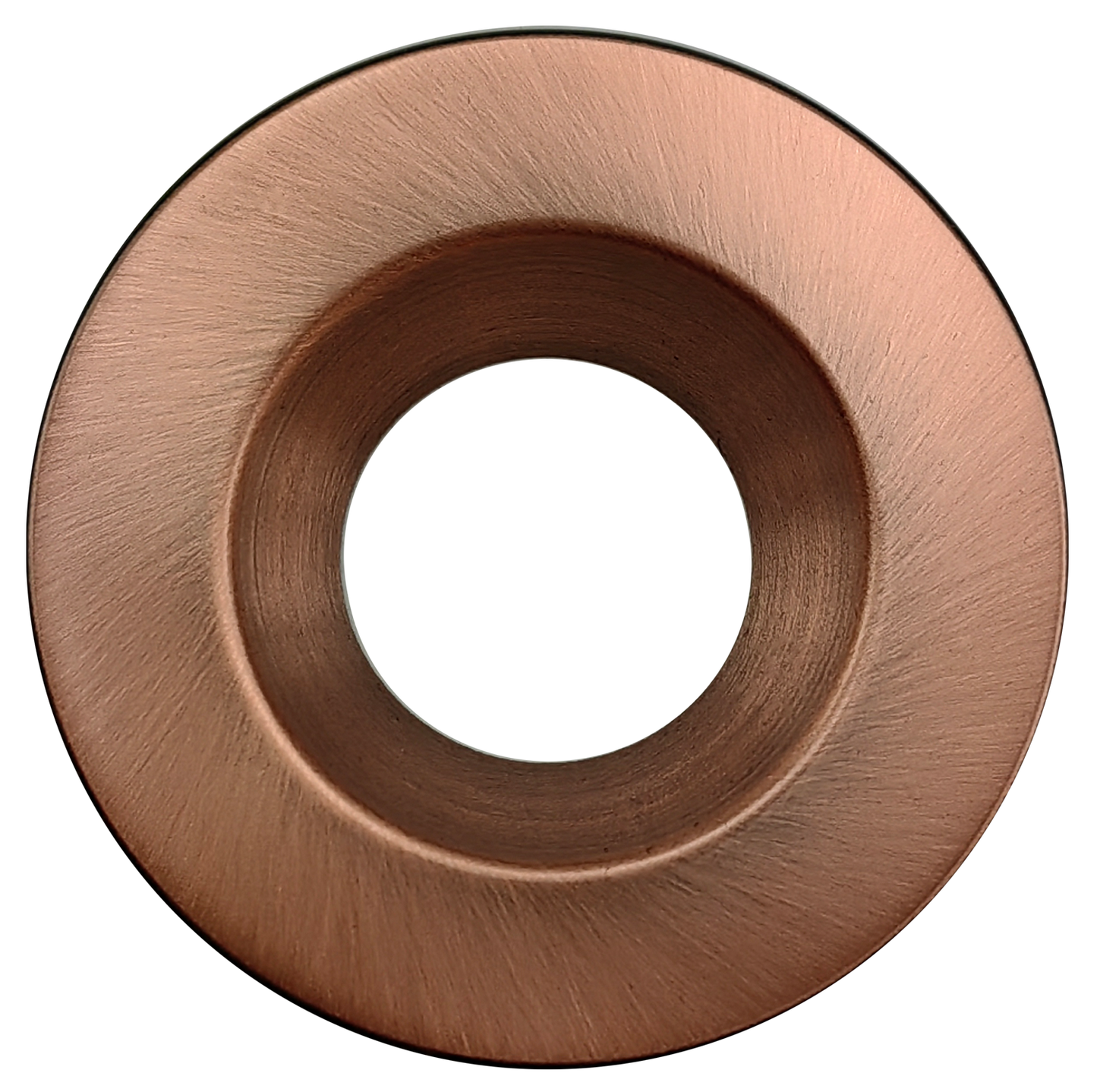 2" Round Regress Slim Brushed Copper Cover
