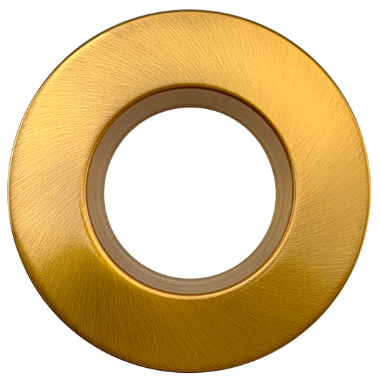 3" Round Regress Slim Brushed Brass Cover