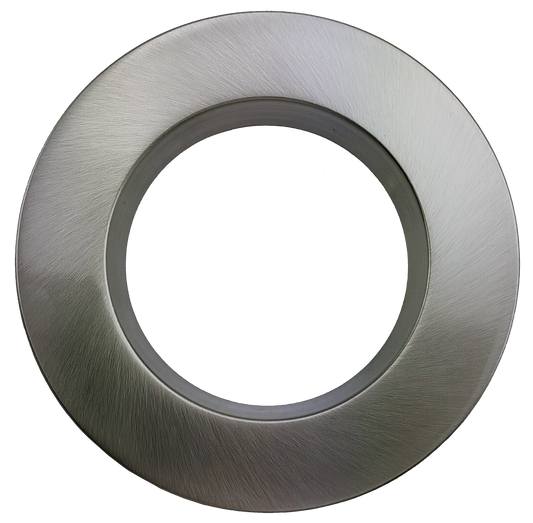 4" Round Regress Slim Brushed Nickel Cover
