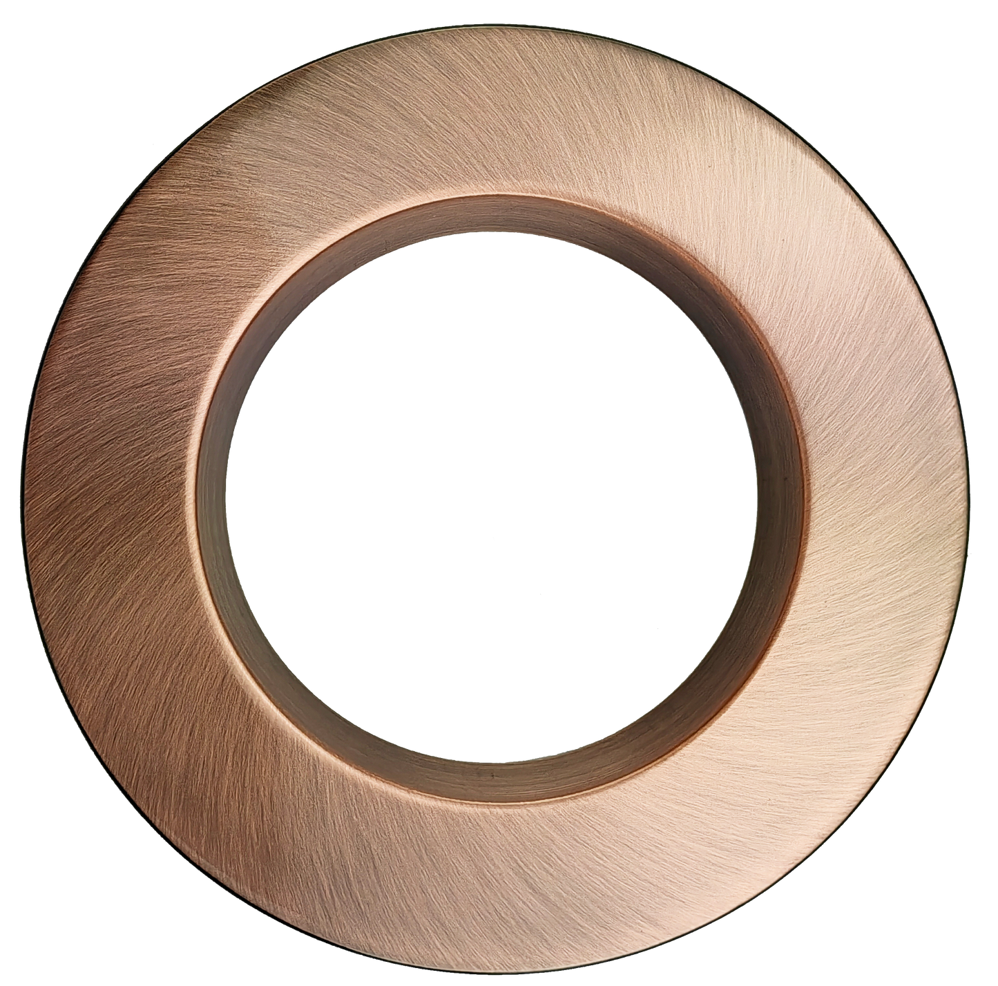 4" Round Regress Slim Brushed Copper Cover