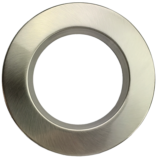 5" Round Regress Slim Brushed Nickel Cover
