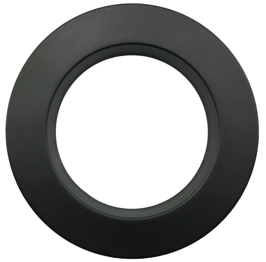 6" Round Regress Slim Black Cover