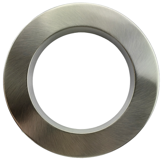 6" Round Regress Slim Brushed Nickel Cover