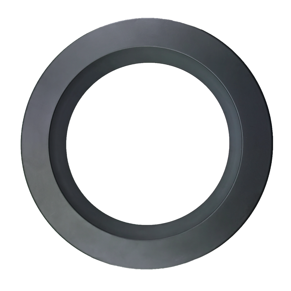 8" Round Regress Slim Black Cover