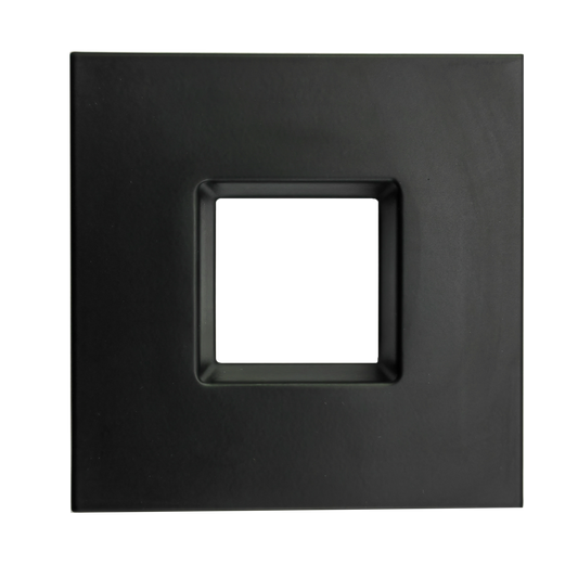 3" Square Regress Slim Black Cover