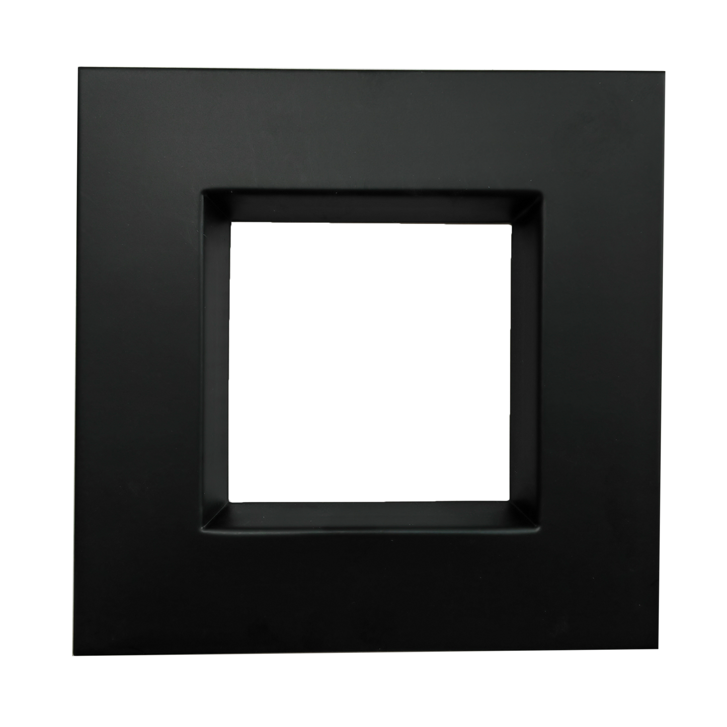 5" Square Regress Slim Black Cover