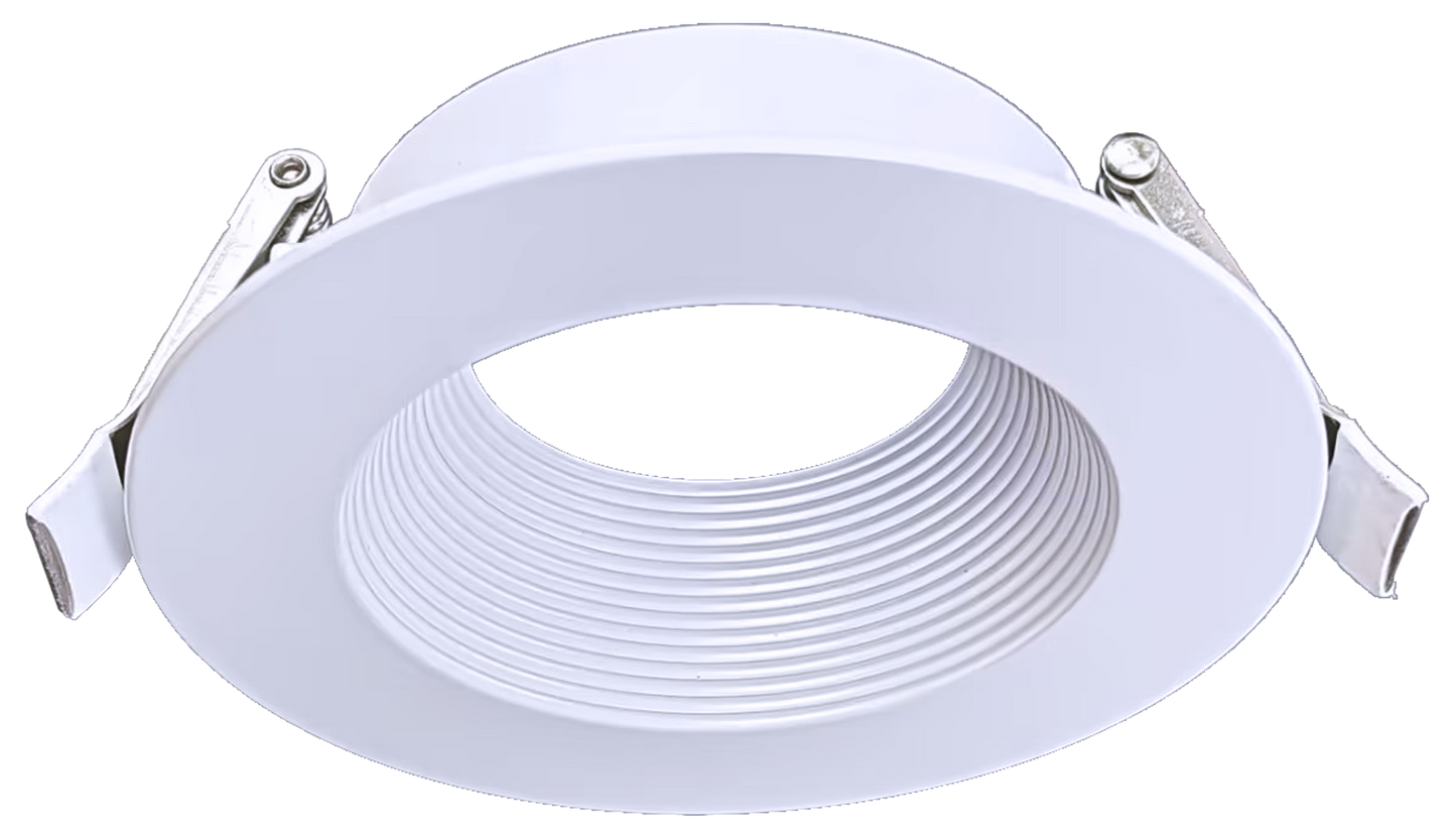 3.5 Inch White Baffle Round Trim