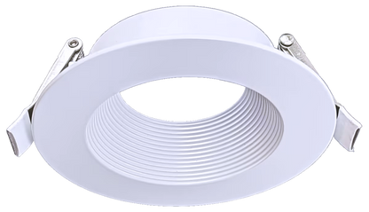 3.5 Inch White Baffle Round Trim
