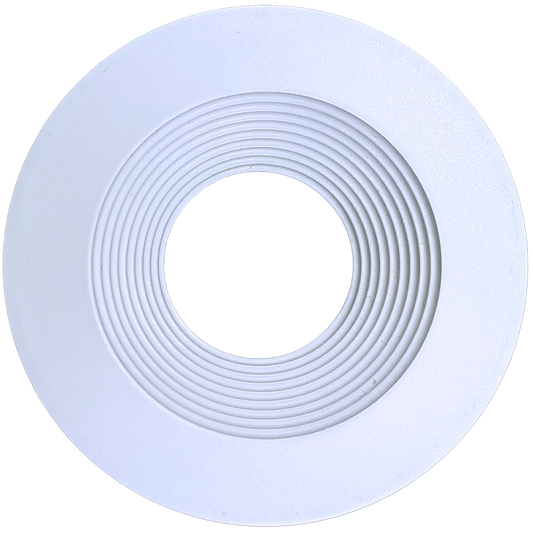 1 Inch White Baffle Round Trim