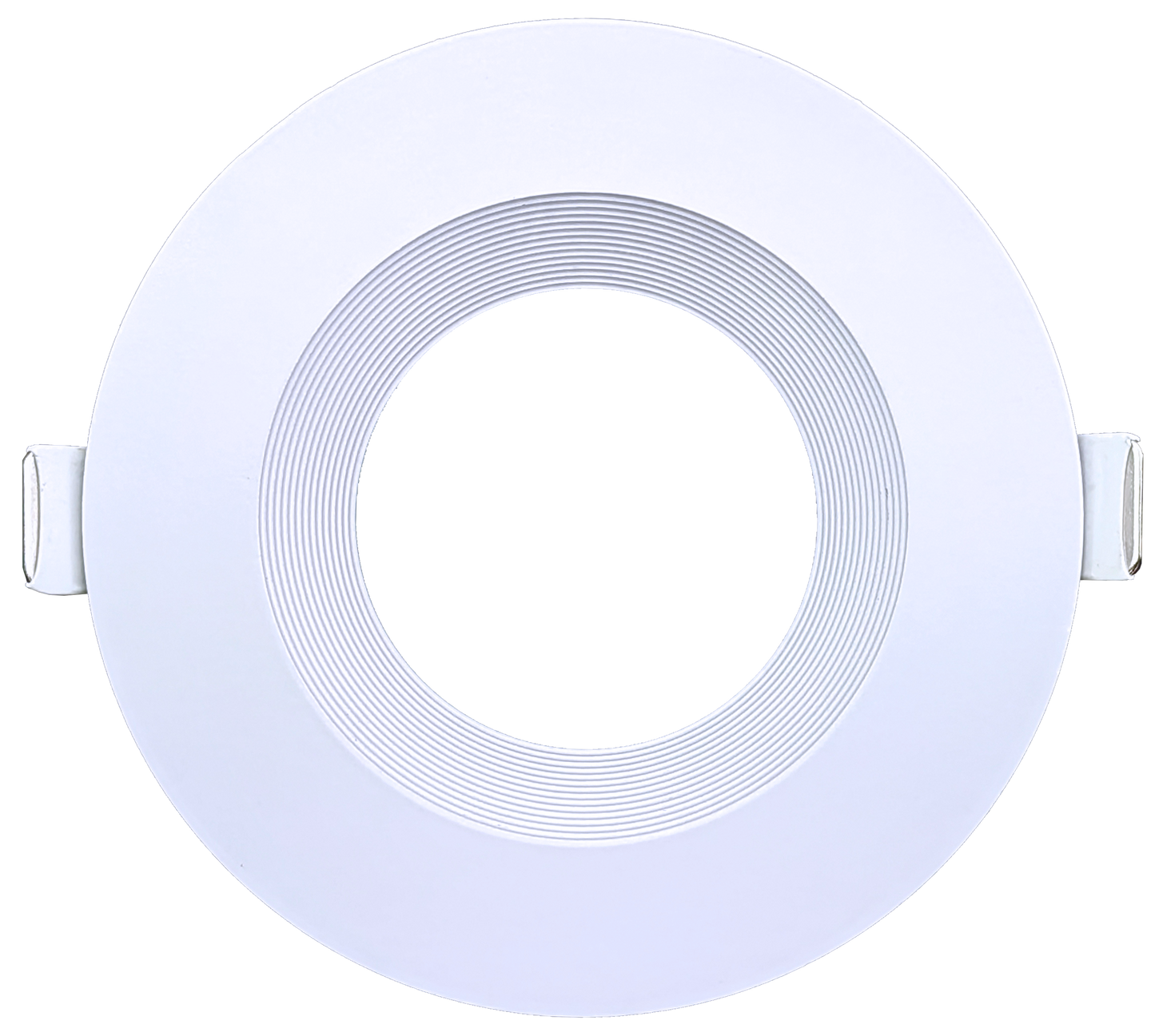 4 Inch White Round Baffle Trim G2