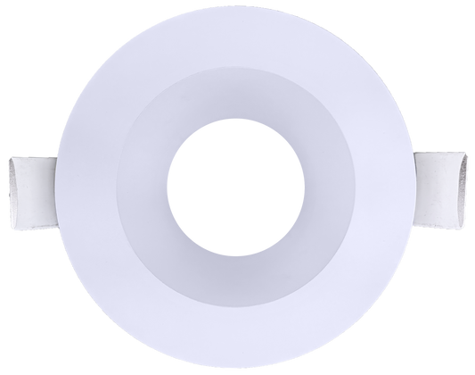 5 Inch White Round Trim