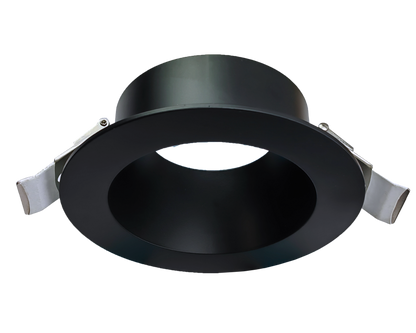 5 Inch Black Round Trim