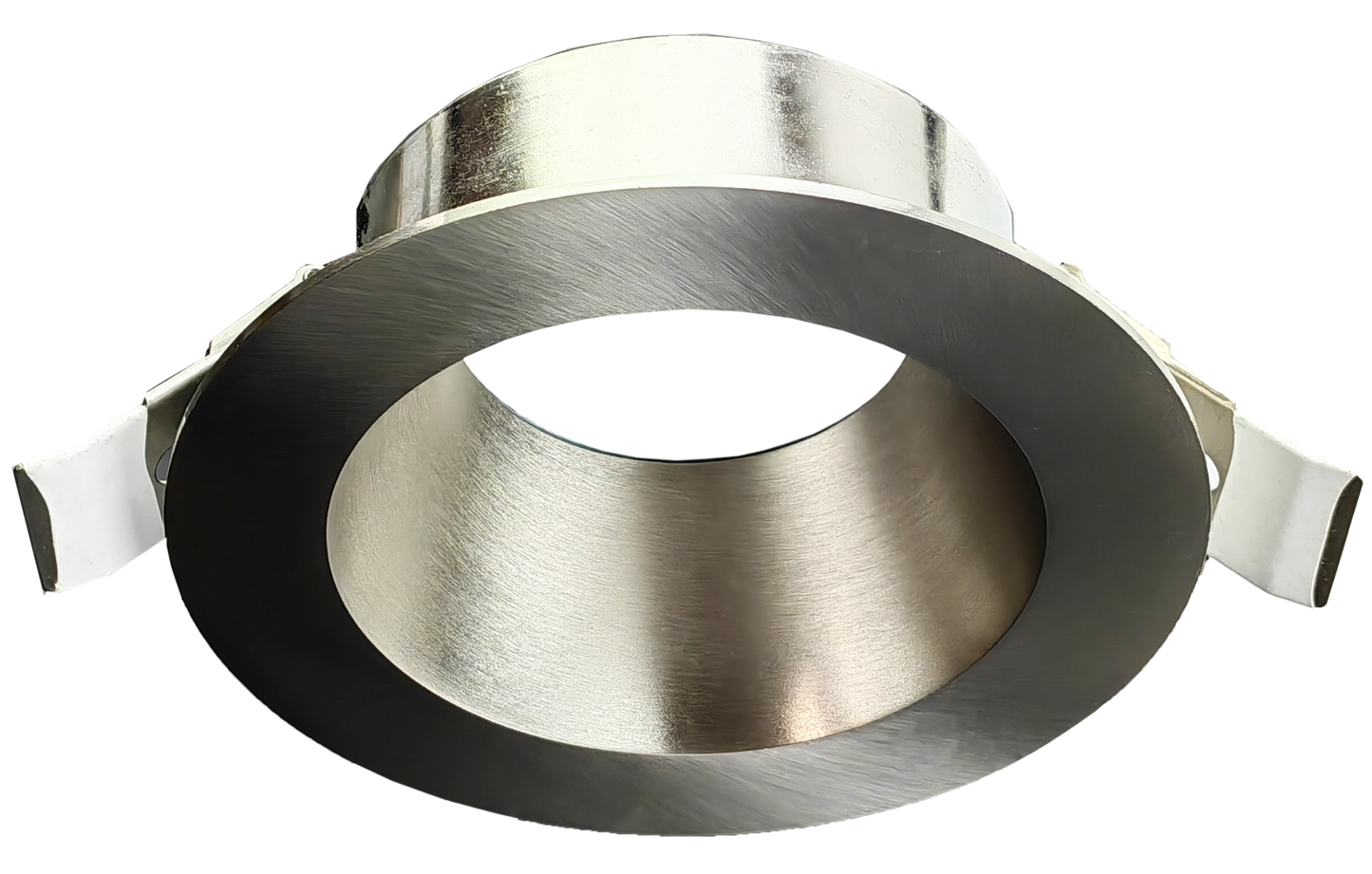 5 Inch Brushed Nickel Round Trim