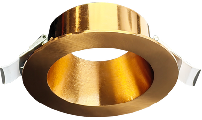 5 Inch Brushed Brass Round Trim