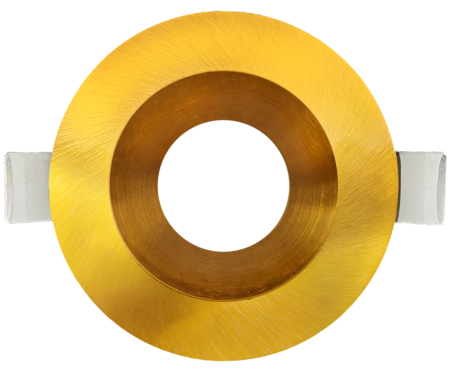 5 Inch Brushed Brass Round Trim