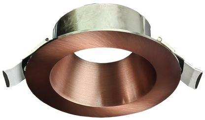 5 Inch Brushed Copper Round Trim