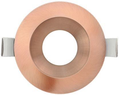 5 Inch Brushed Copper Round Trim