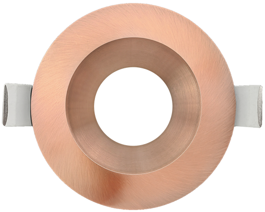5 Inch Brushed Copper Round Trim