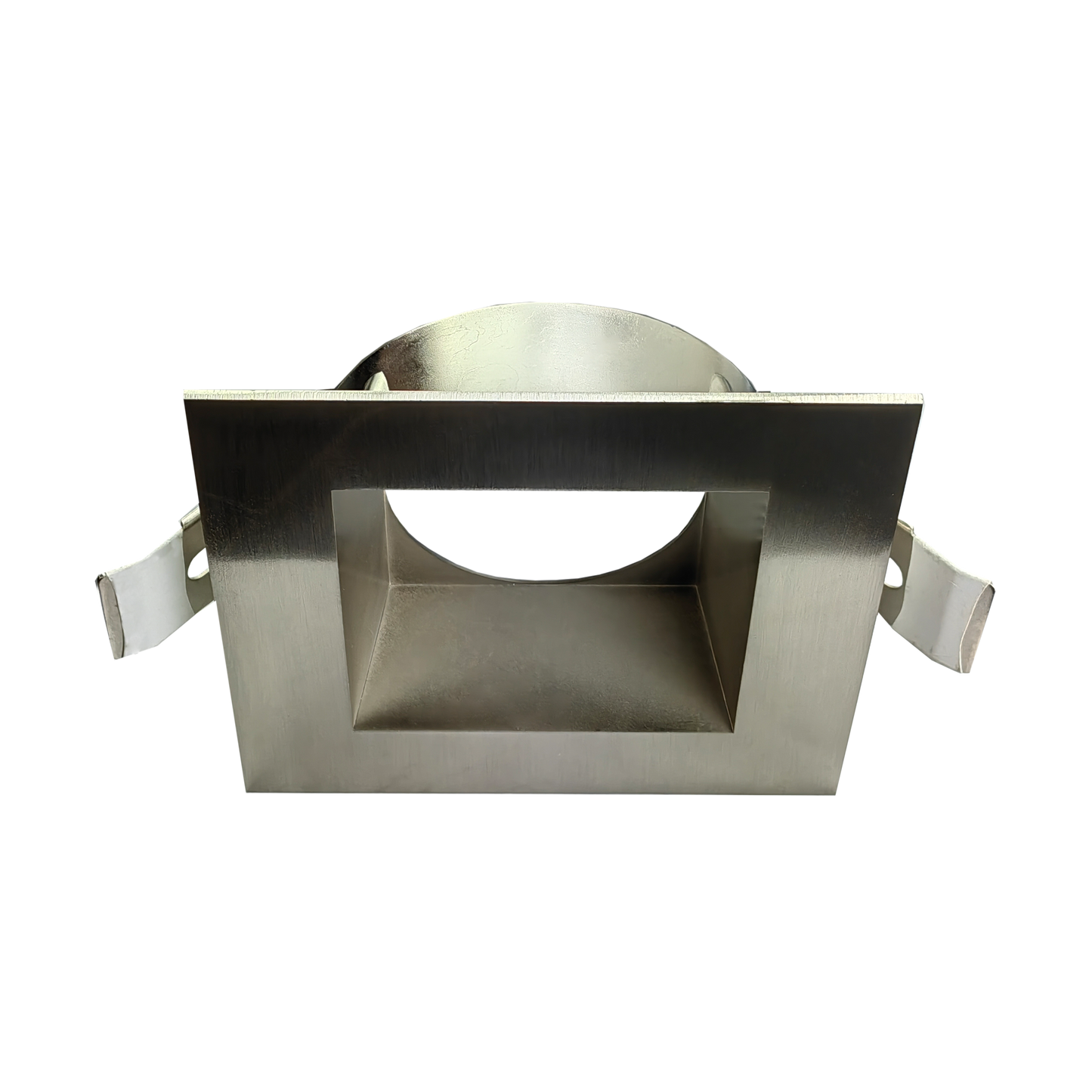 5 Inch Brushed Nickel Square Trim