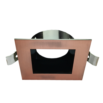 5 Inch Brushed Copper Square Trim