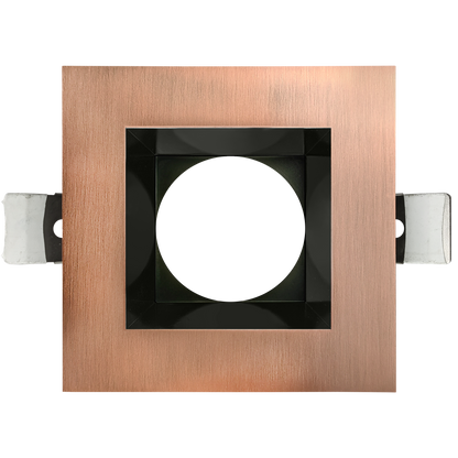 5 Inch Brushed Copper Square Trim
