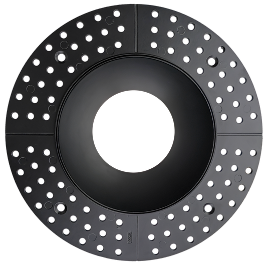 5 Inch Black Round Trimless Kit