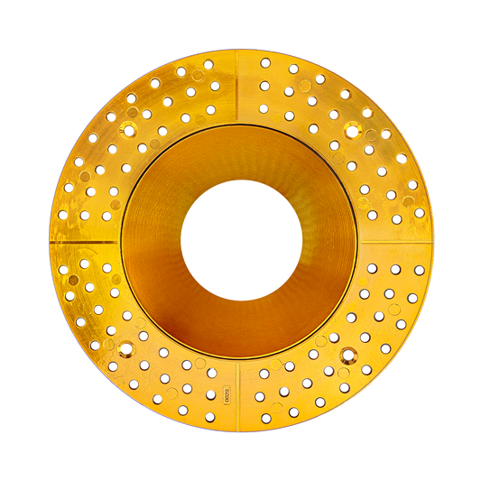 5 Inch Brass Round Trimless Kit