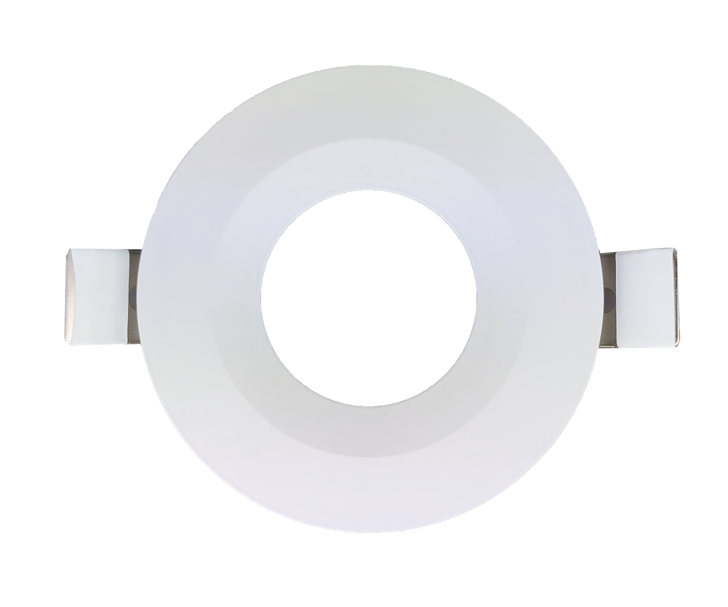5 Inch White Round Ultra Shallow Trim