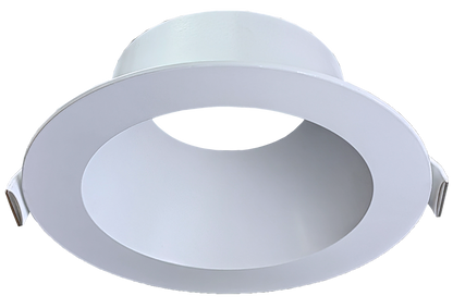 6 Inch White Round Trim
