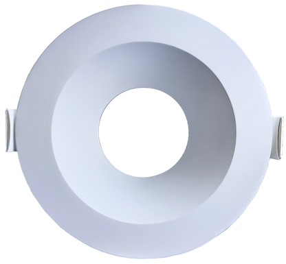 6 Inch White Round Trim