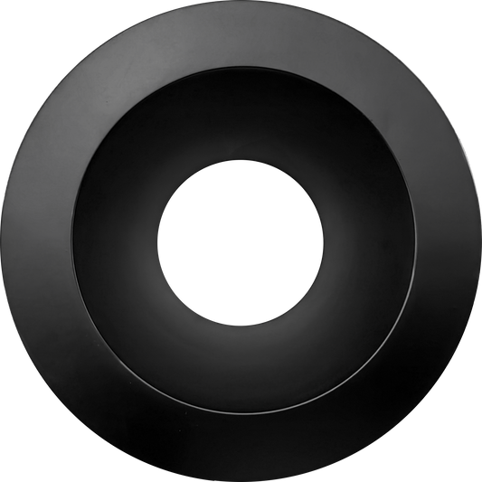 6 Inch Black Round Trim