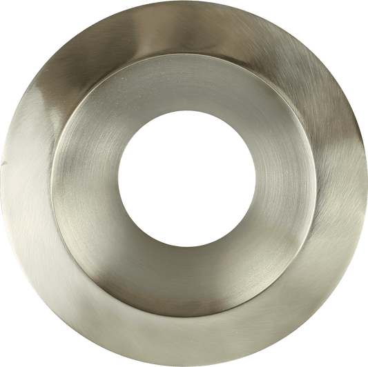 6 Inch Brushed Nickel Round Trim