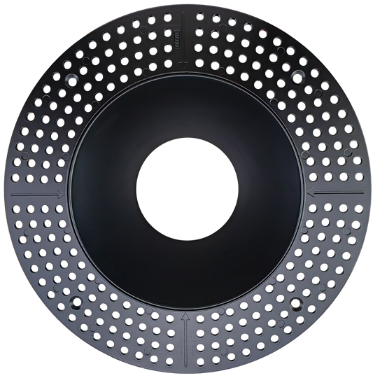 6 Inch Black Round Trimless Kit