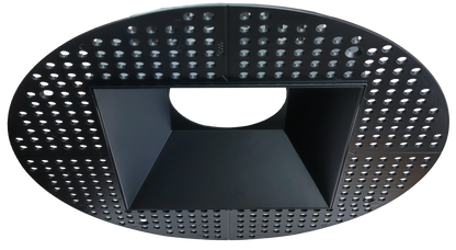 6 Inch Black Square Trimless Kit