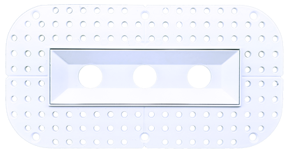 1" Ultra Narrow 3 head Trimless Multiple Kit