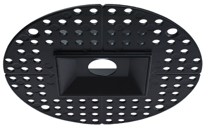 1" Ultra Narrow 1 head Trimless Kit Black Finish