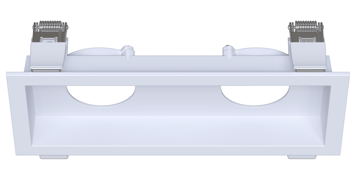 3 Inch Double Head Multiple Trim White