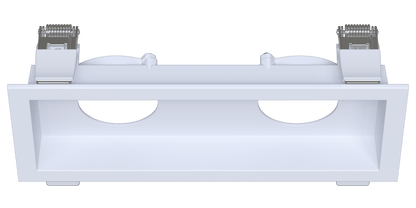 3 Inch Double Head Multiple Trim White