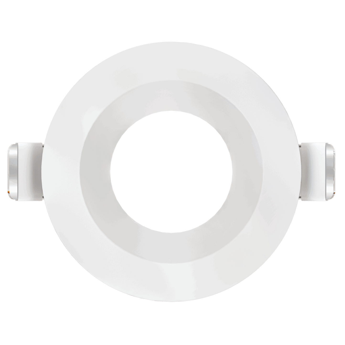 3 Inch White Round Shallow Trim