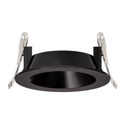 3 Inch Black Round Shallow Trim