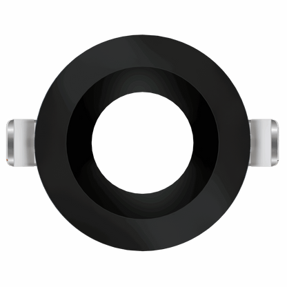 3 Inch Black Round Shallow Trim