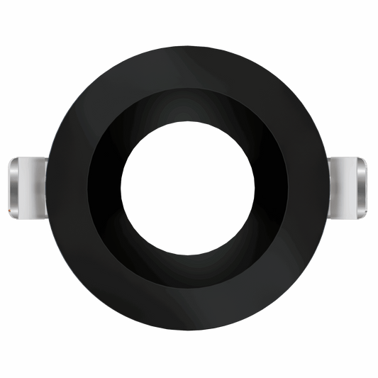 3 Inch Black Round Shallow Trim