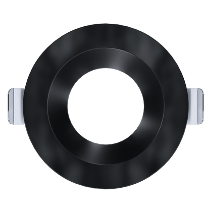 3 Inch Black Round Shallow Trim